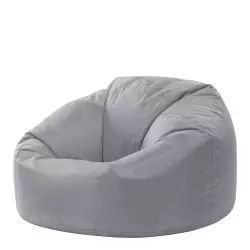 Pouf extérieur gris clair