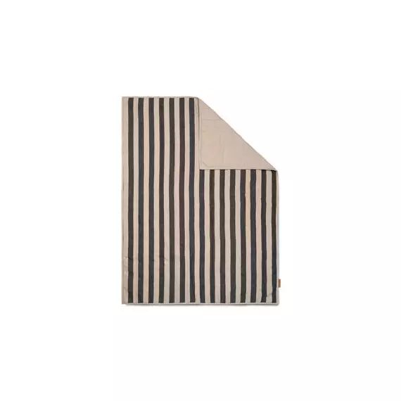 Plaid Plaids en Tissu, Coton – Couleur Noir – 26.21 x 26.21 x 26.21 cm – Designer Trine Andersen