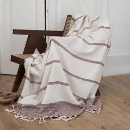 Plaid petit modèle 130×170 Tomette