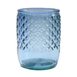 Gobelet en verre recyclé  ciel 12 cm