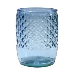 Gobelet en verre recyclé ciel 12 cm
