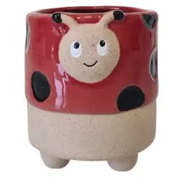 Cache pot coccinelle