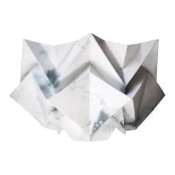 Applique murale origami en papier motif hiver