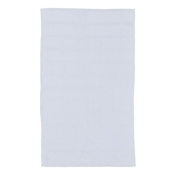 Tapis de bain uni en Coton Blanc 50×80 cm