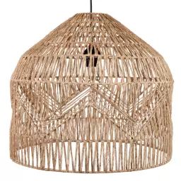 Suspension en jute tressée beige H43