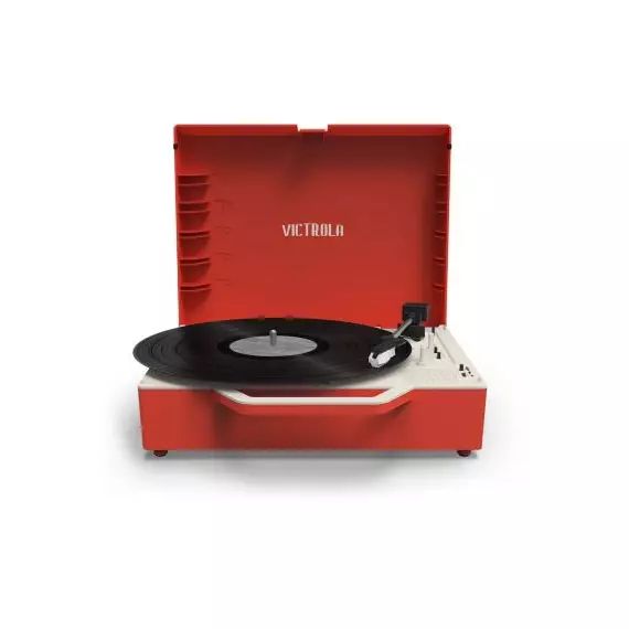 Platine vinyle VICTROLA RE-SPIN Eco Concue Rouge