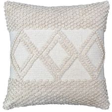 Coussin Bego, beige l.45 x H.45  cm INSPIRE