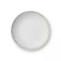 Assiette dessert en Porcelaine blanche Blanc