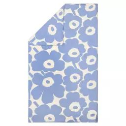 Housse de couette 240 x 220 cm Lit en Tissu, Coton – Couleur Bleu – 10 x 10 x 2 cm – Designer Maija Isola
