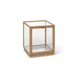 Meuble vitrine Miru en Verre – Couleur Bois naturel – 40 x 60 x 42 cm – Designer Trine Andersen