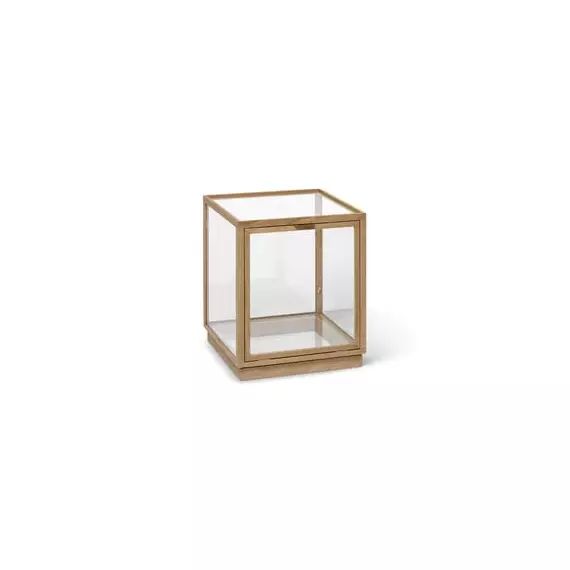 Meuble vitrine Miru en Verre – Couleur Bois naturel – 40 x 60 x 42 cm – Designer Trine Andersen