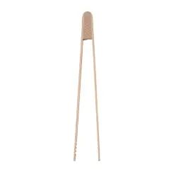 Pince à toast/cornichon en bois multicolore