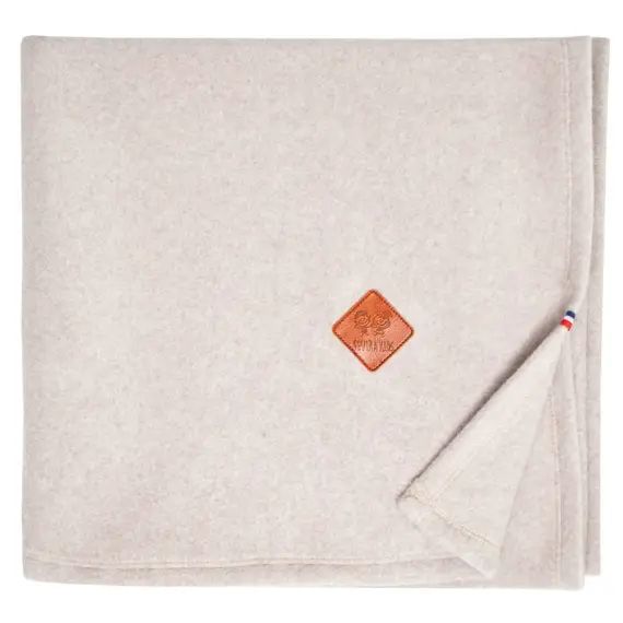 Couverture plaid enfant en polaire uni 100 x 70 cm