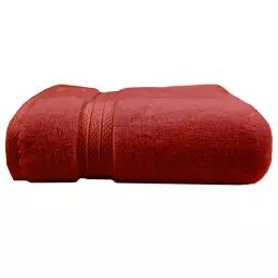 Drap de bain   rouge 100×150