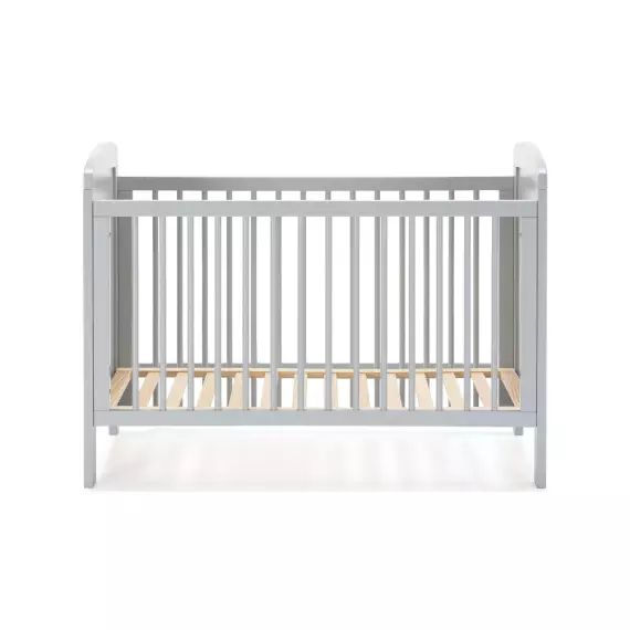 Lit bébé 60x120cm NOA coloris gris