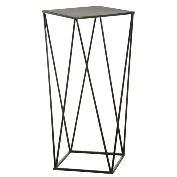 Sellette design en métal noir