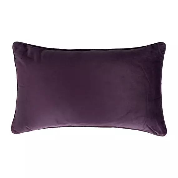 Coussin 30×50 cm CHOME Aubergine