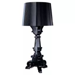 Lampe de table Bourgie en Plastique, Polycarbonate 2.0 – Couleur Noir – 44 x 43 x 70 cm – Designer Ferruccio Laviani