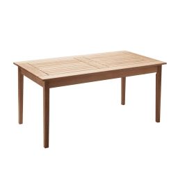 Table d’extérieur en bois de teck 156×86