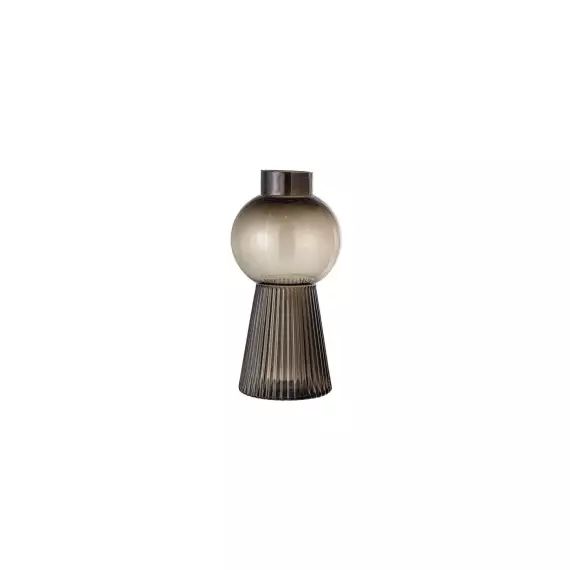 Vase en verre marron H33.5