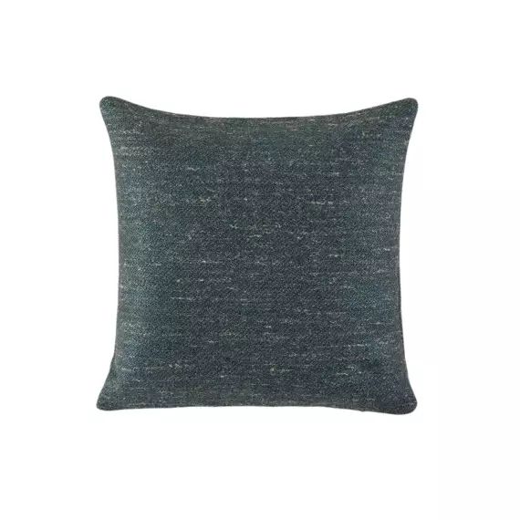 Housse de coussin 40×40 cm Pétrole chiné