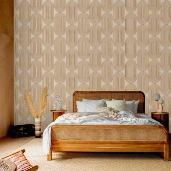 Papier peint intissé REALITY 4 bois marron