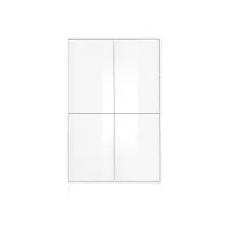 Buffet 4 portes  – H174 cm – Blanc