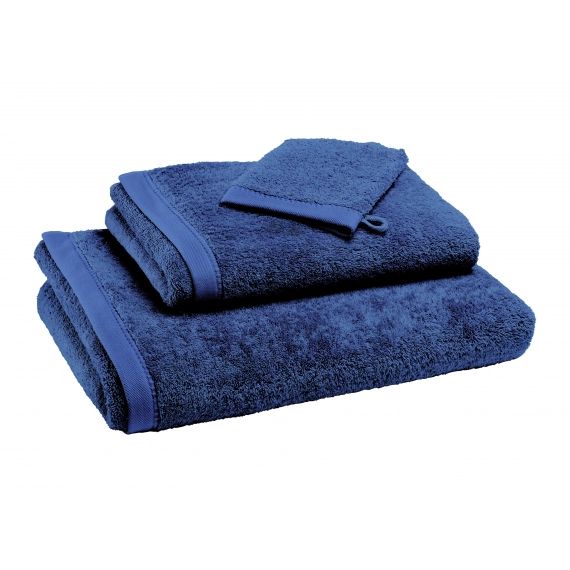 Drap de bain bleu orage 70×140 en coton bio