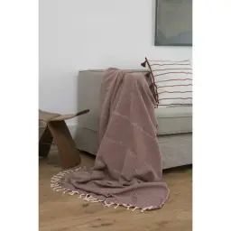 Plaid petit modèle 130×170 Tomette