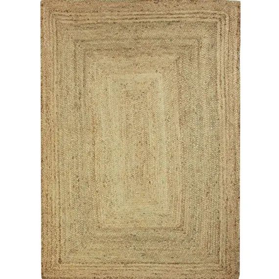 Tapis tressé en jute naturel 160×230