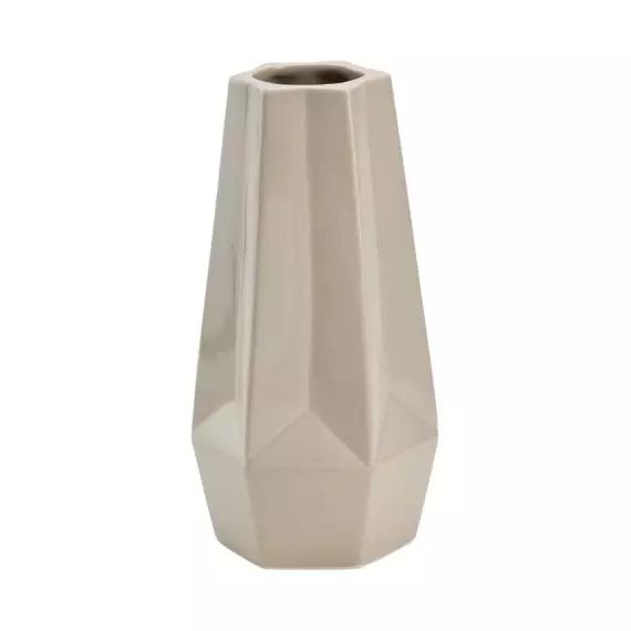 Vase H. 24 cm VANDA Beige