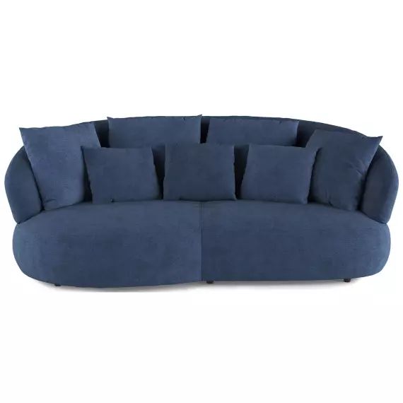 Canapé droit fixe 4 places LUNA coloris vert