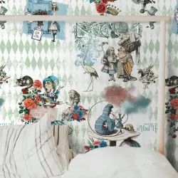 Papier Peint Alice au Pays des Merveilles 250×200 cm