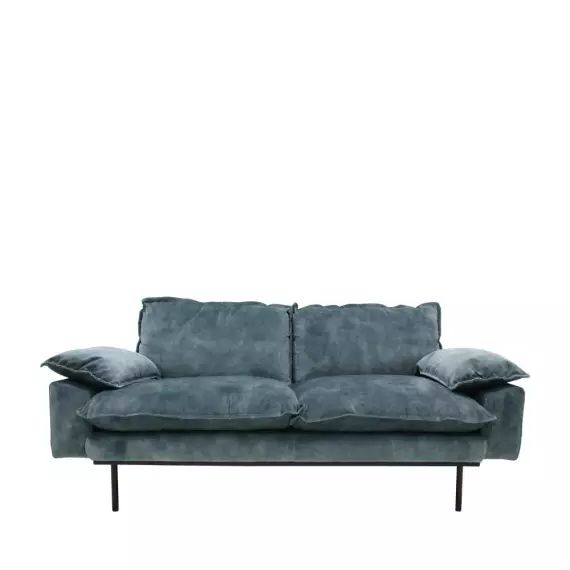 Hijken – Canapé 2 places en velours