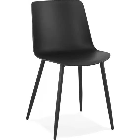 Chaise design couleur noir