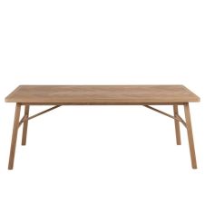 Table à manger rectangulaire en chêne L200 de style scandinave