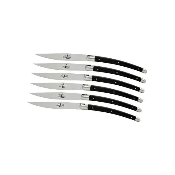 Couteau de table en Métal, Corne – Couleur Noir – 13 x 27 x 3 cm – Designer Christian Ghion