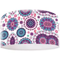 Suspension Tissu Violet