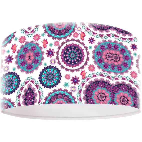 Suspension Tissu Violet
