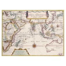 Tableau cartographie ancienne carte No.7 80x100cm