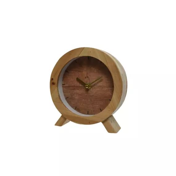 Horloge à poser naturelle en bois de sapin – Nos Envies Déco