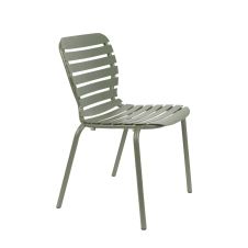Chaise de jardin en aluminium vert