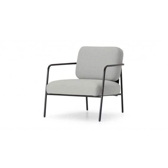 Hopper, fauteuil, gris grèle et gris marne