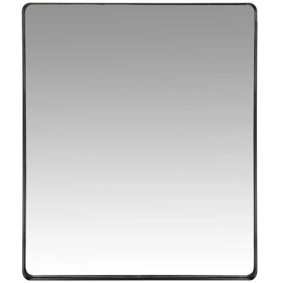 Miroir en métal noir 50×60