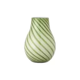 Vase Vases en Verre, Verre soufflé bouche – Couleur Vert – 16.5 x 16.5 x 23 cm