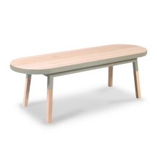 Table basse banc – 140 cm  – gris muscade