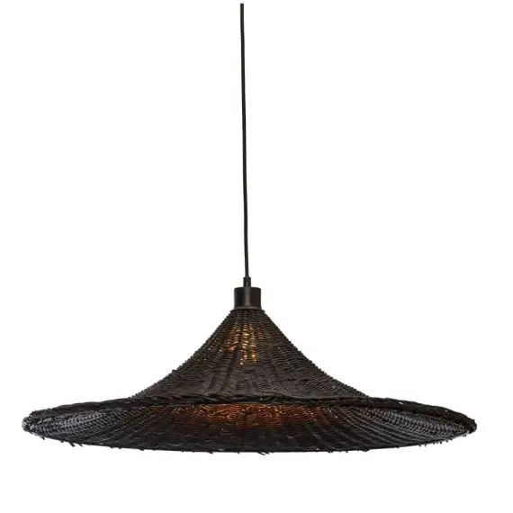 Suspension bambou  noir, h. 20cm