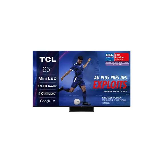 TV LED Tcl 65C845 QLED Mini-LED 144Hz 165cm 2023