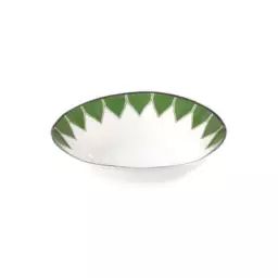 Assiette creuse Daria en Céramique, Céramique émaillée – Couleur Vert – 20.8 x 20.8 x 20.8 cm – Designer Sarah Lavoine