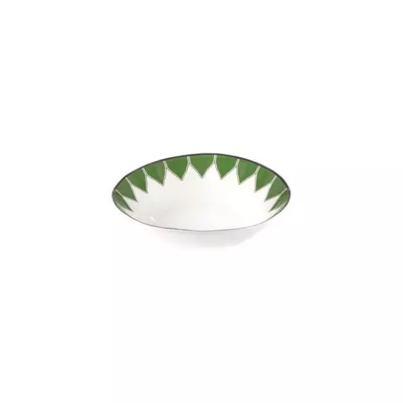 Assiette creuse Daria en Céramique, Céramique émaillée – Couleur Vert – 20.8 x 20.8 x 20.8 cm – Designer Sarah Lavoine